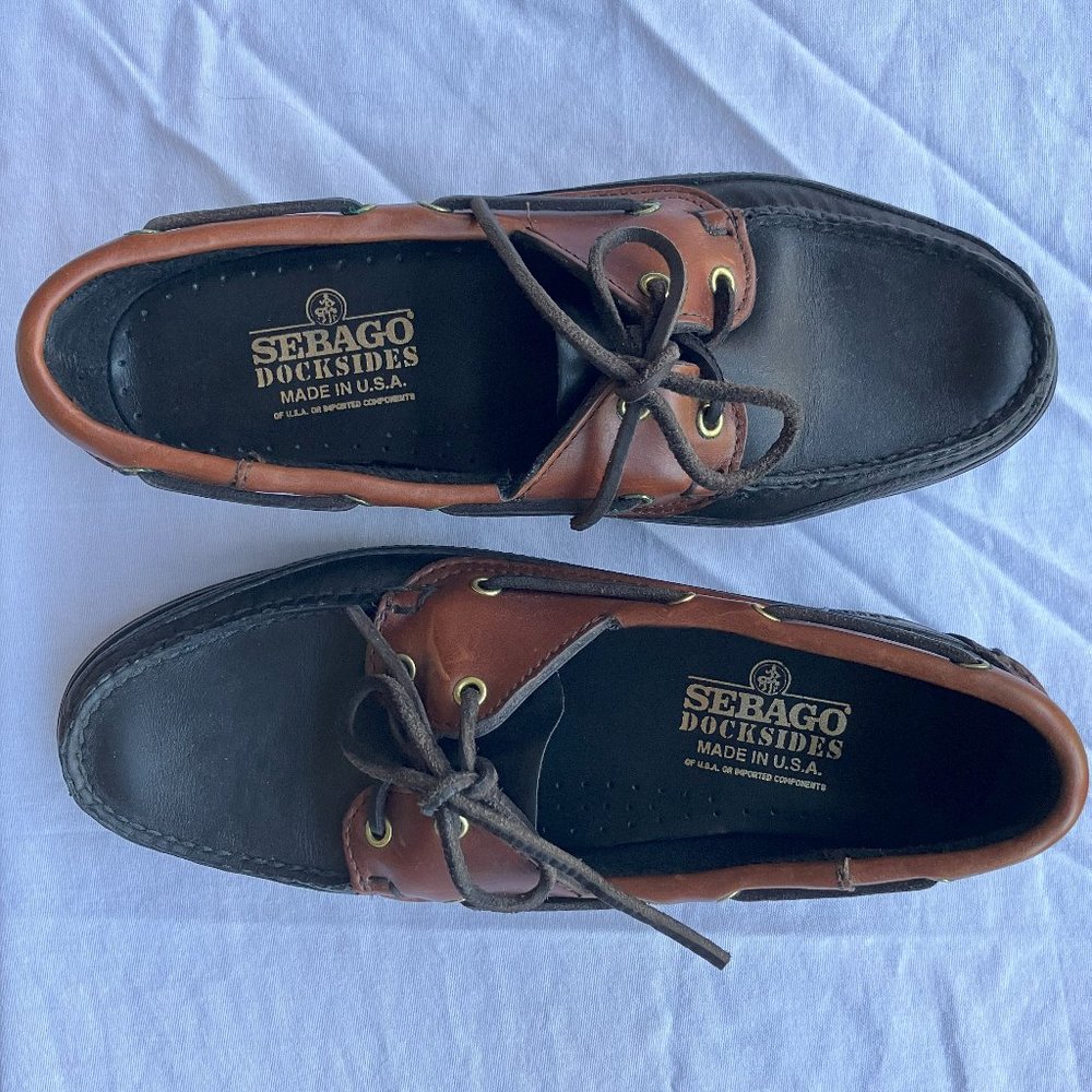 COPY - Two-Tone Sebago Docksides, Women's size 9